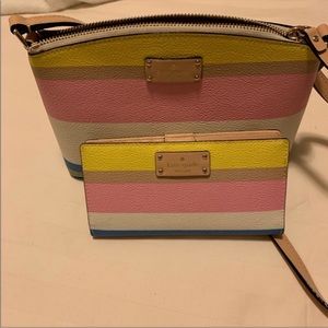 Kate spade bag and wallet set
